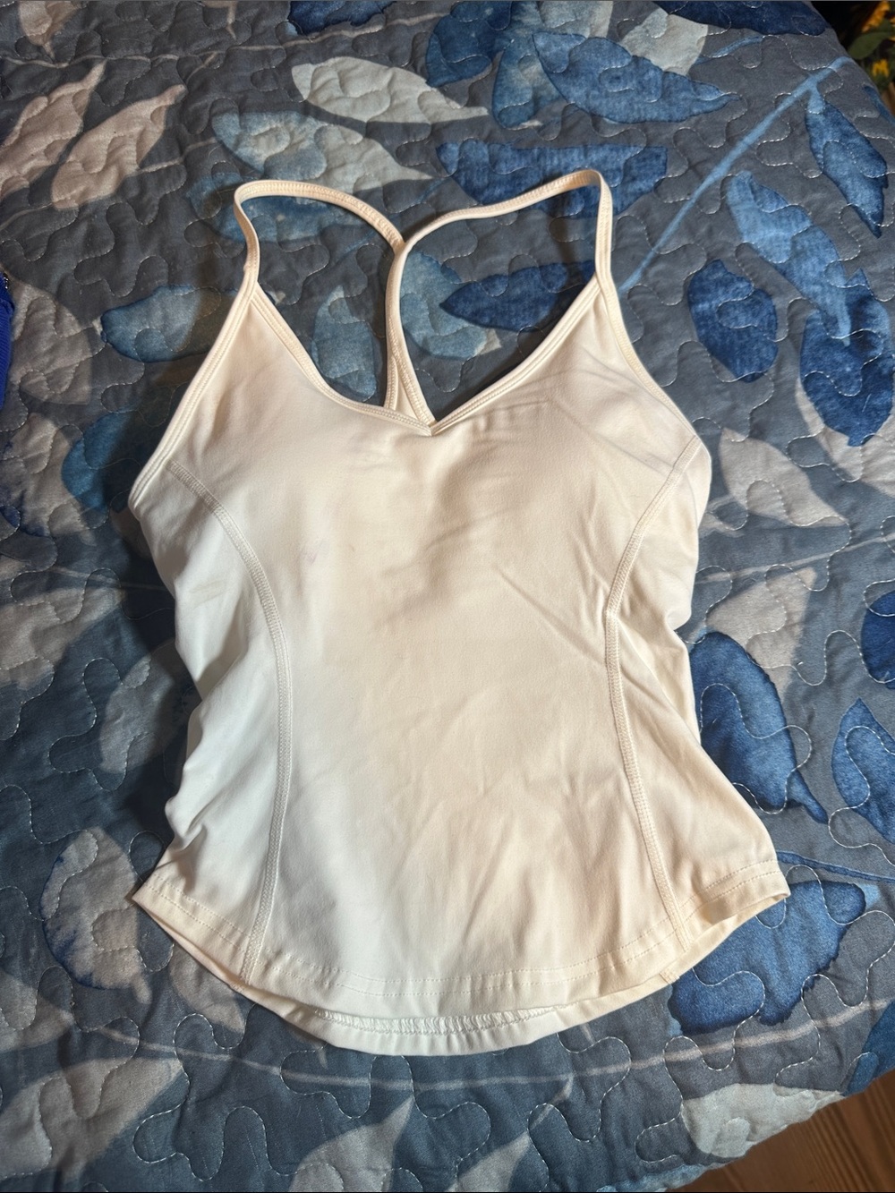 Garage Cream Racerback Camisole